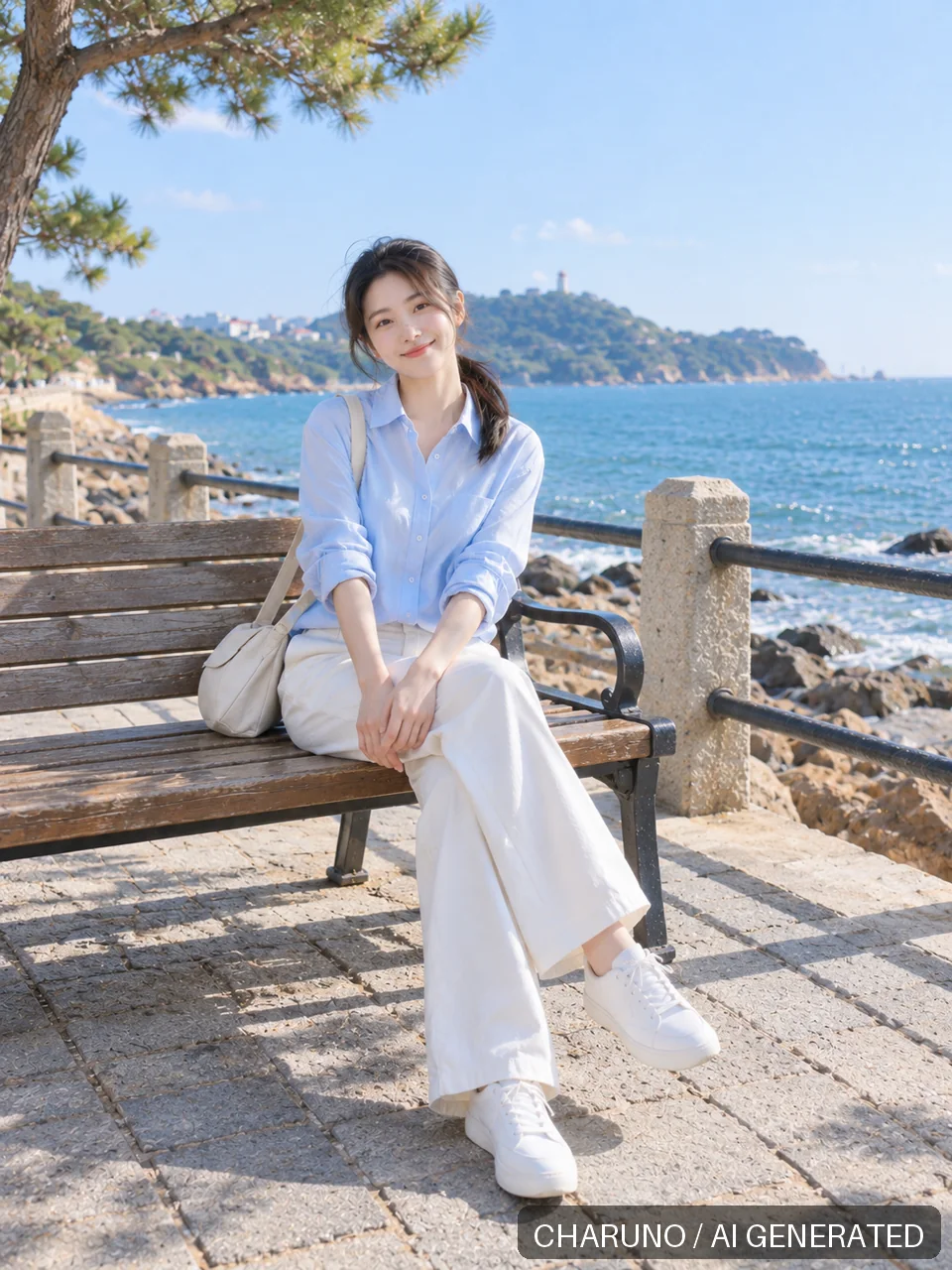 青春靓丽·海风漫步，第 5 张生成图片