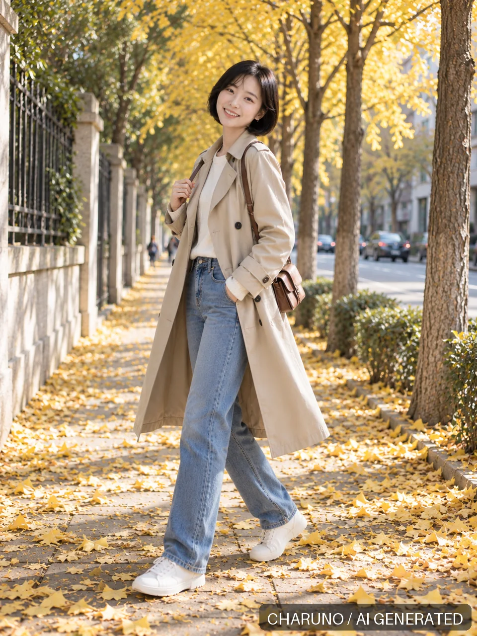 青春靓丽·银杏秋光，第 8 张生成图片