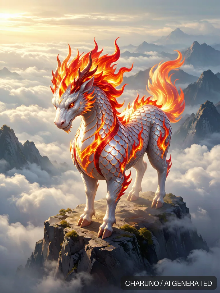 麒麟瑞兽 · 图库，第 8 张生成图片