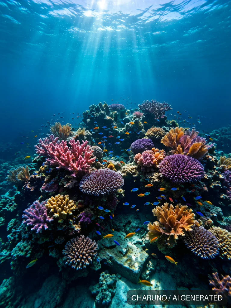 海底珊瑚礁 · 图库，第 3 张生成图片