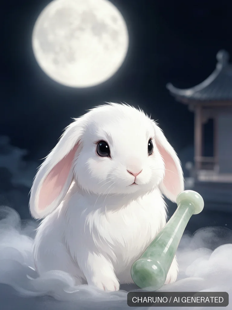 生肖玉兔 · 图库,第 2 张生成图片