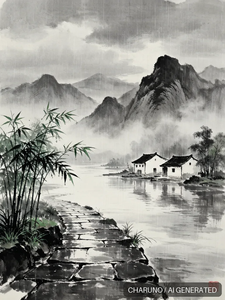 节气雨水 · 图库，第 8 张生成图片