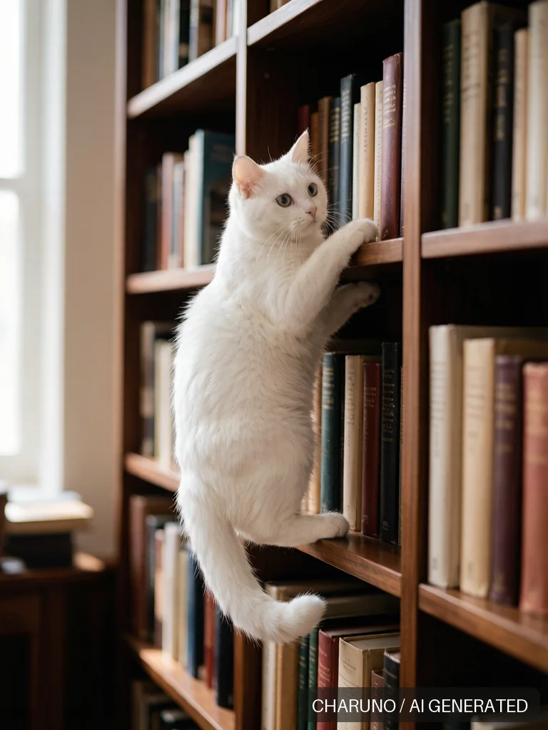 猫咪陪伴日常 · 图库，第 6 张生成图片