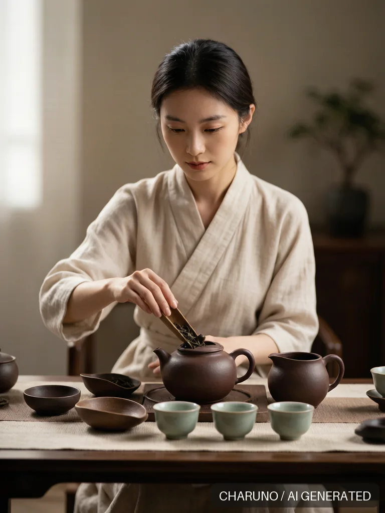 茶艺大师 · 图库，第 3 张生成图片