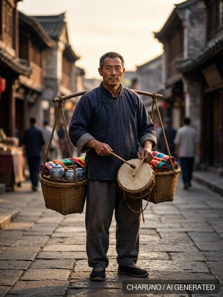 货郎担 · 图库，第 8 张生成图片