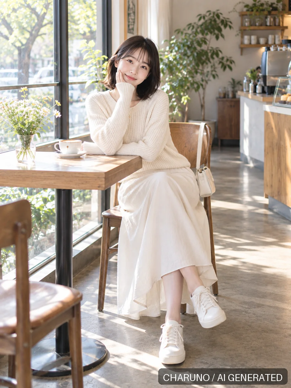 青春靓丽·咖啡时光，第 5 张生成图片