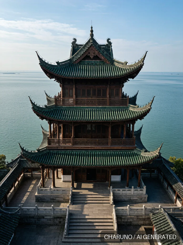 岳阳楼 · 图库，第 3 张生成图片