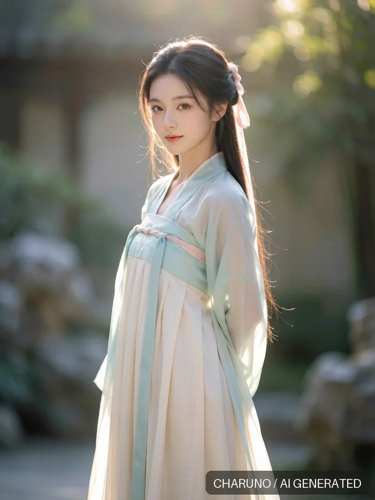 汉服少女 · 图库，第 6 张生成图片