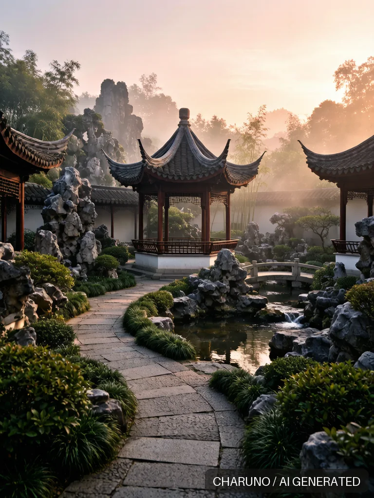 苏州园林 · 图库，第 7 张生成图片