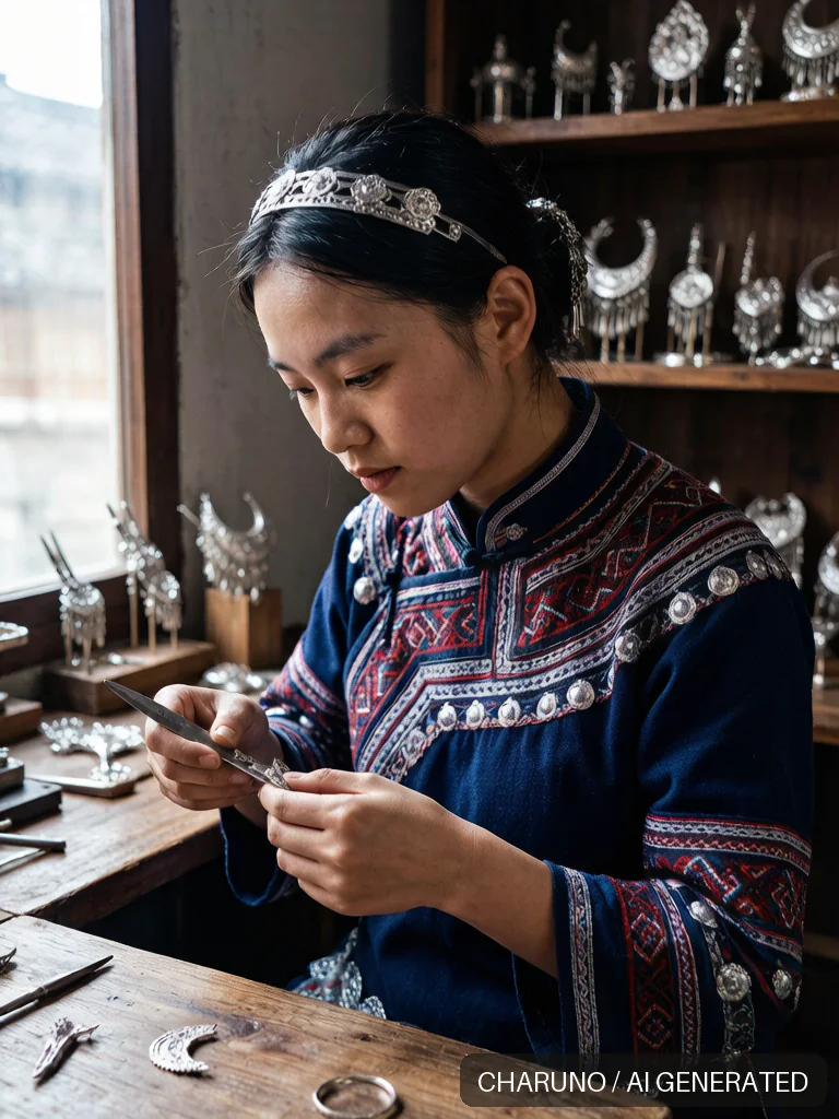 苗银女锻造师 · 图库，第 7 张生成图片