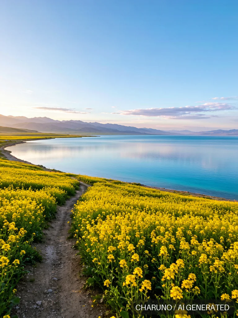 青海湖 · 图库，第 6 张生成图片