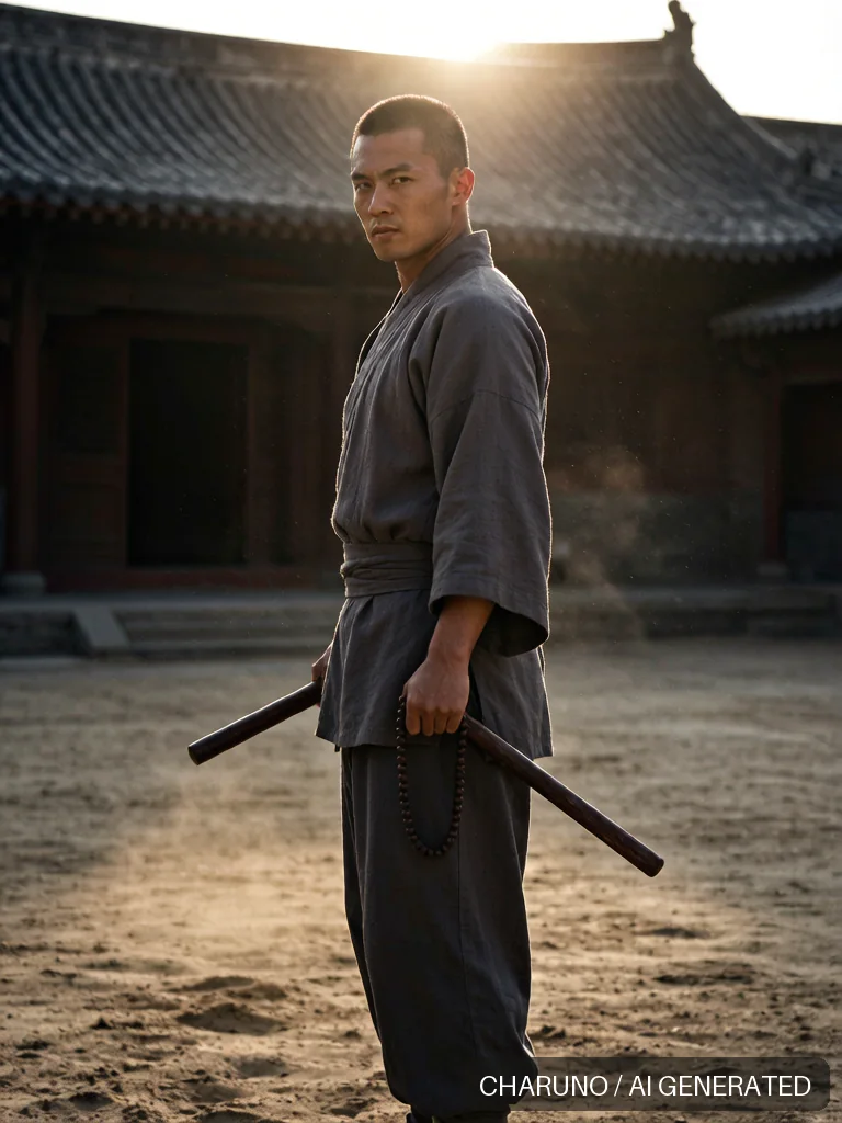 少林武僧 · 图库，第 4 张生成图片