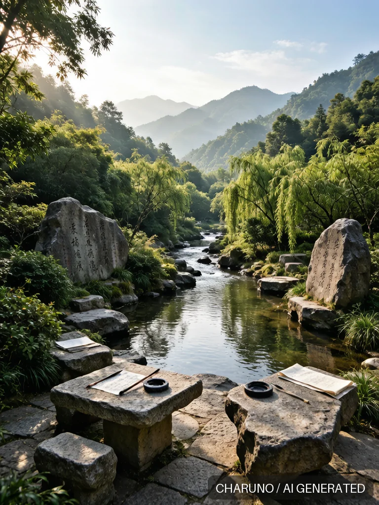兰亭雅集 · 图库，第 8 张生成图片