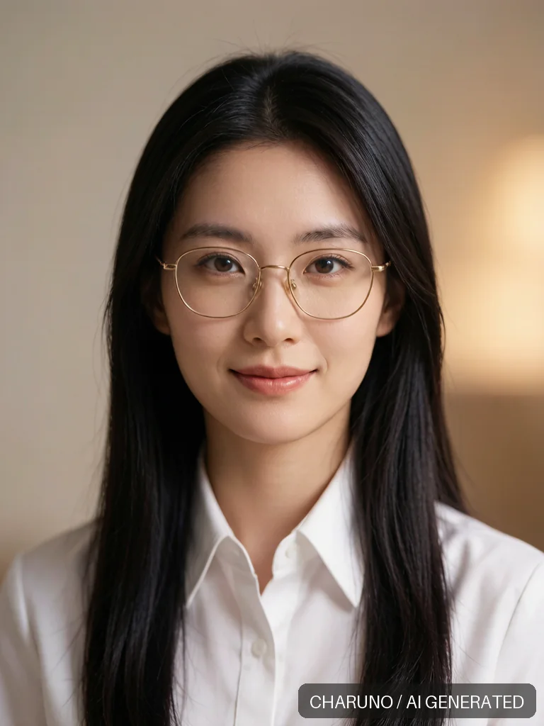 知性书卷女教师 · 图库，第 5 张生成图片
