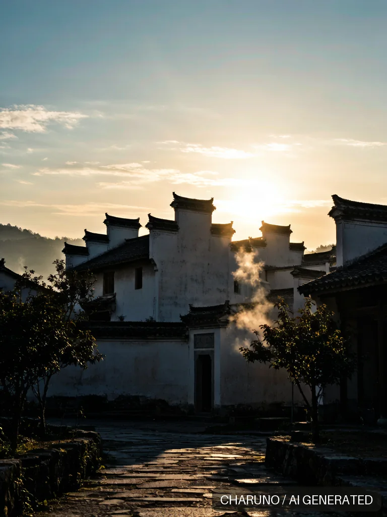 徽派建筑 · 图库，第 4 张生成图片