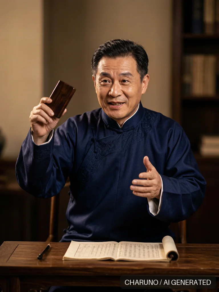 评书先生 · 图库，第 3 张生成图片