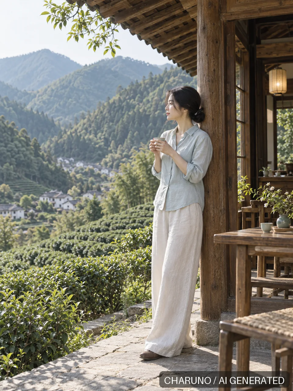 多彩日常·茶园慢时光，第 7 张生成图片
