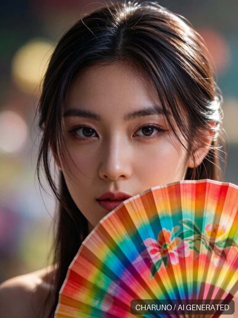 扇子舞 · 图库，第 5 张生成图片