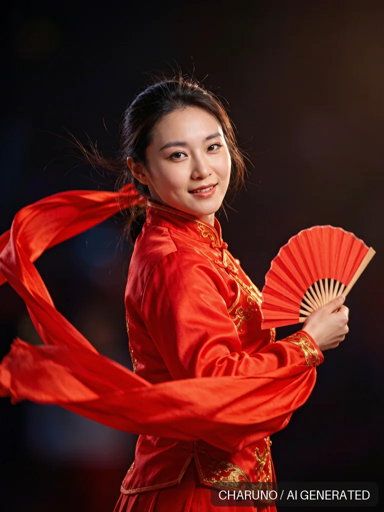 秧歌舞 · 图库，第 7 张生成图片