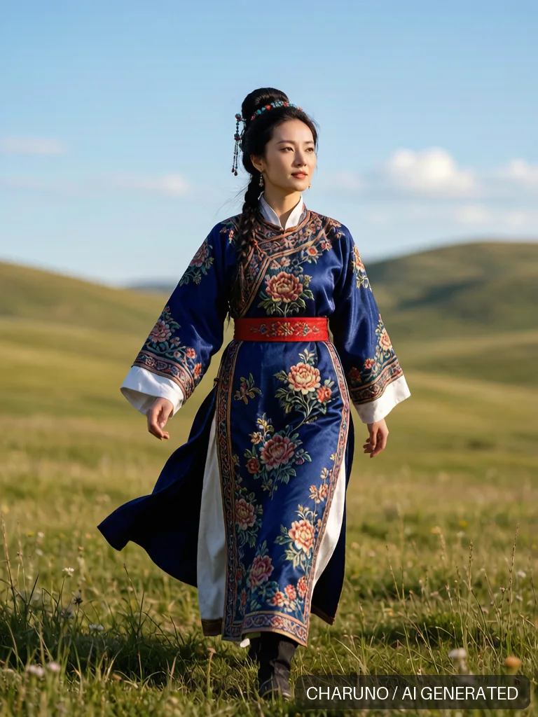 达斡尔族服饰 · 图库，第 4 张生成图片