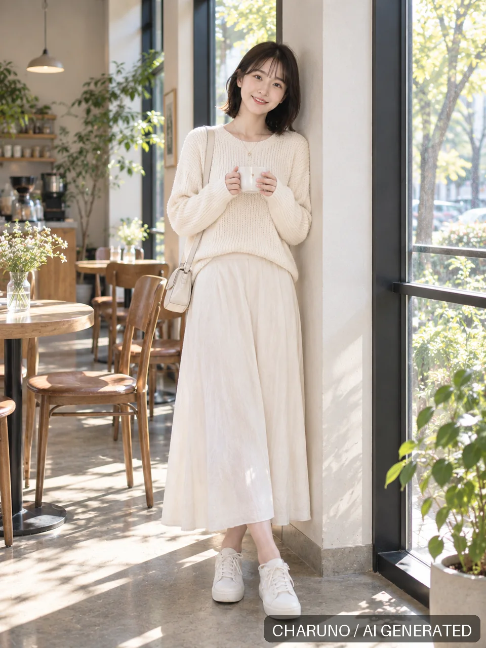 青春靓丽·咖啡时光，第 4 张生成图片