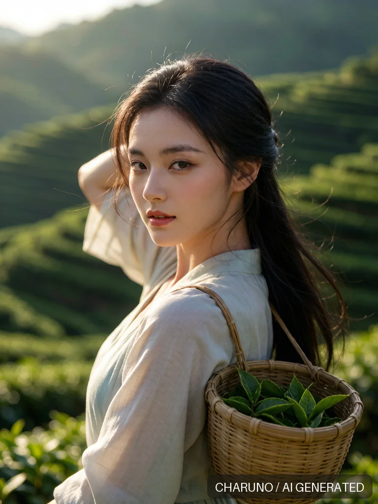 采茶舞 · 图库，第 5 张生成图片