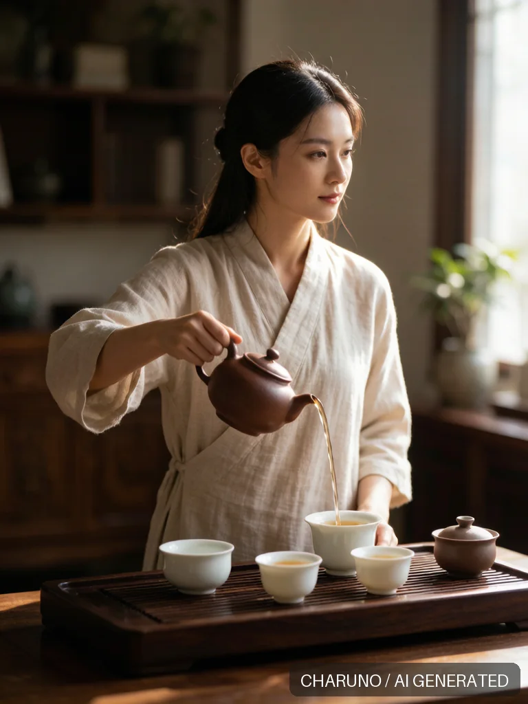茶艺大师 · 图库，第 6 张生成图片