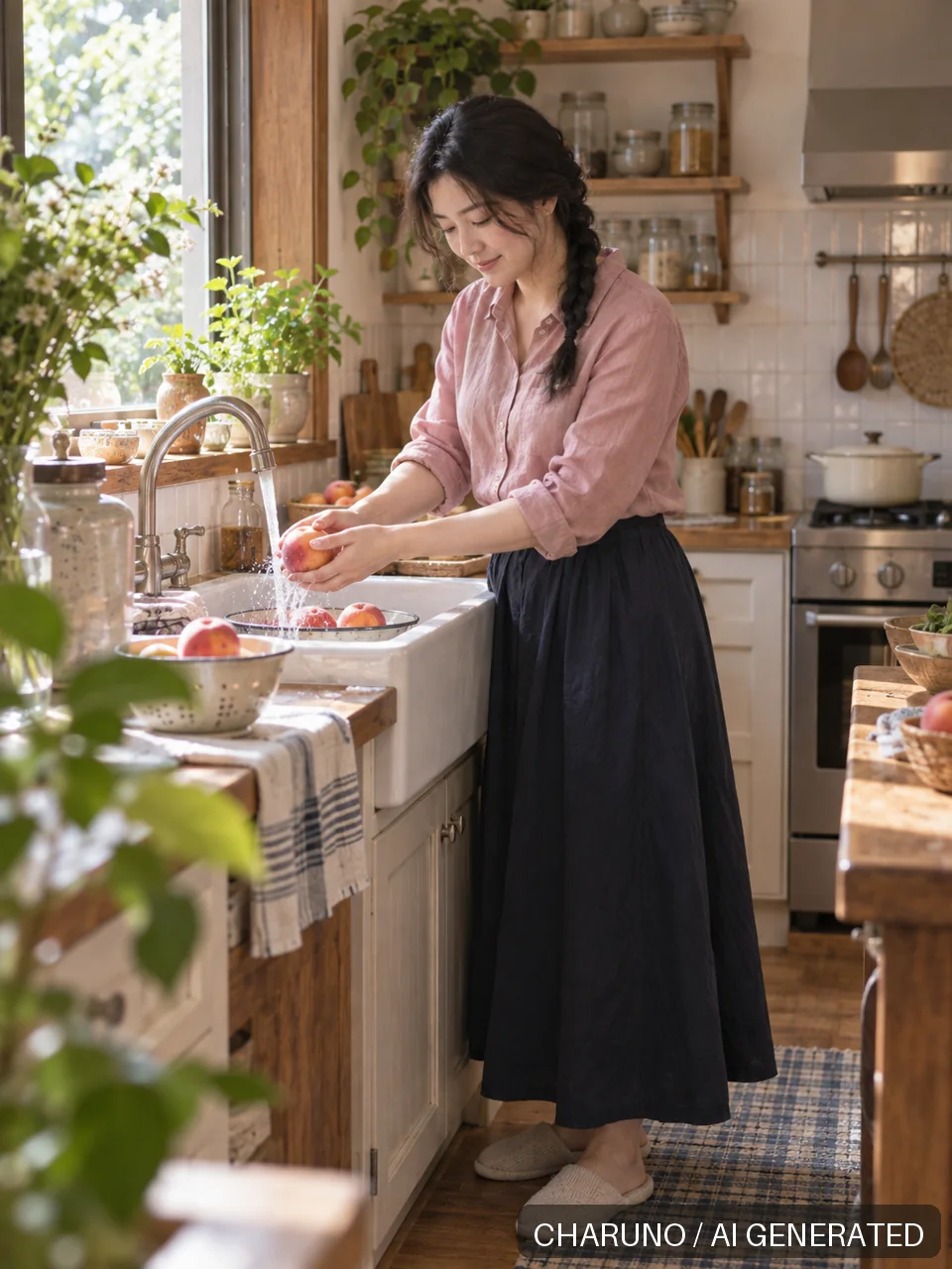 多场景新写真·温柔缝补时光，第 6 张生成图片