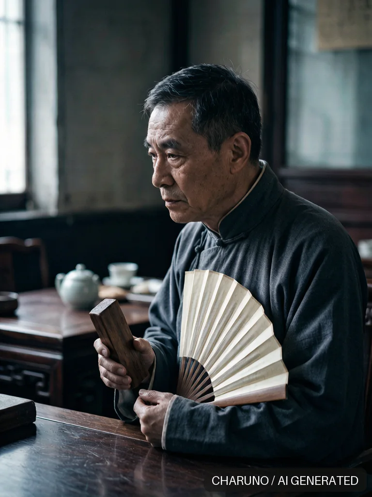 评书先生 · 图库，第 7 张生成图片