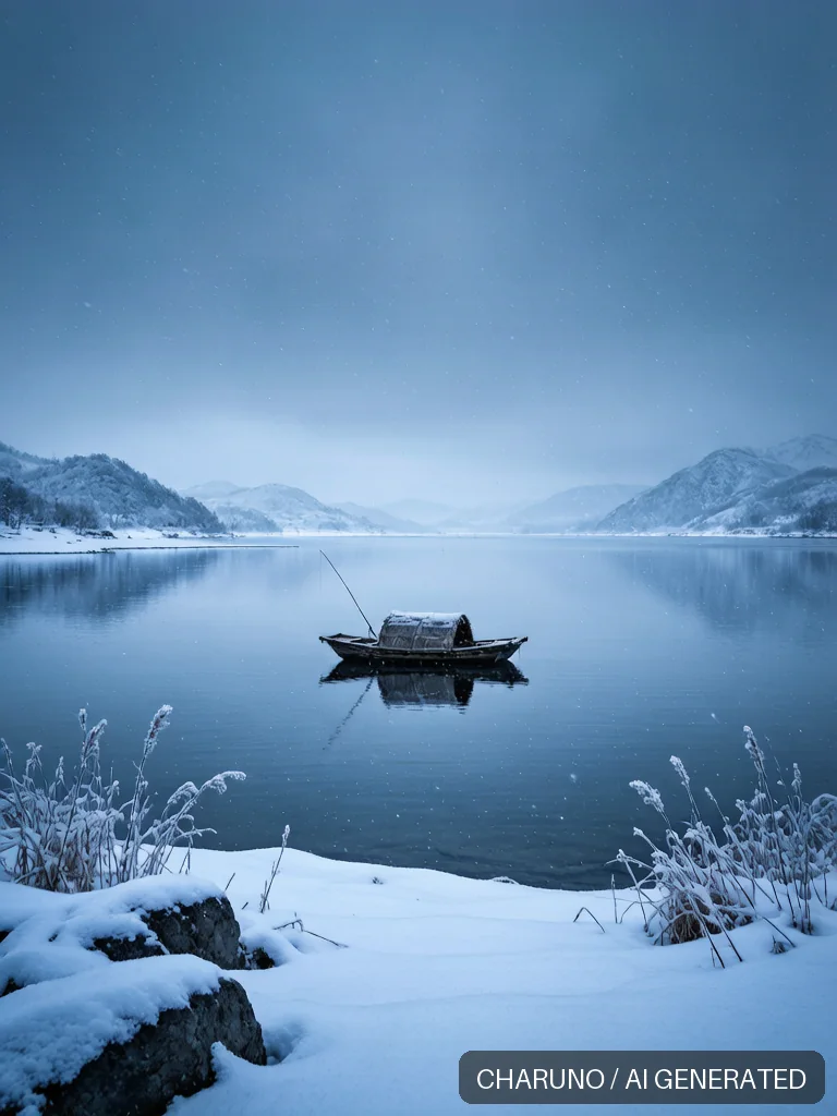 独钓寒江雪 · 图库，第 8 张生成图片