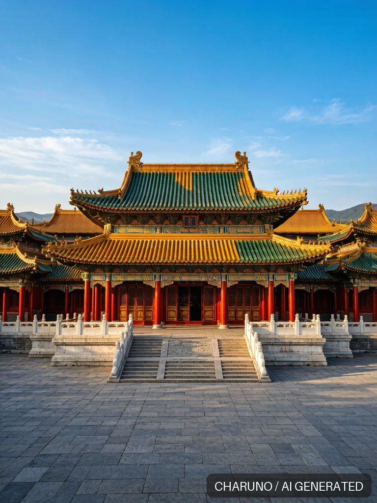琉璃瓦顶 · 图库，第 5 张生成图片