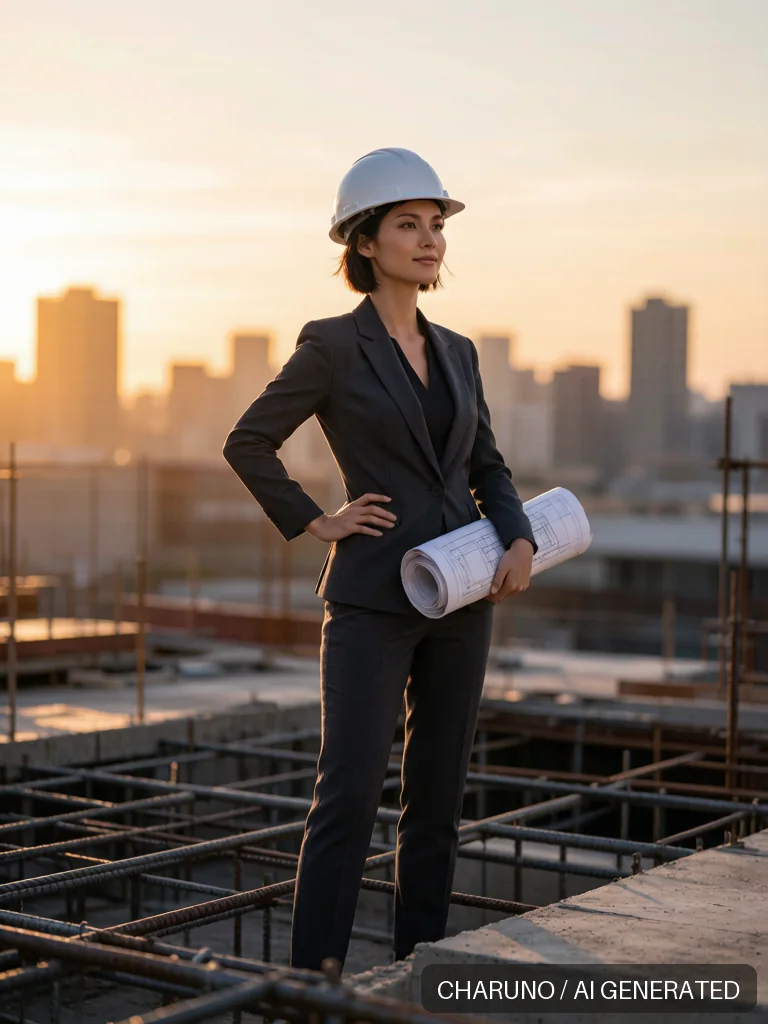 女建筑师 · 图库，第 8 张生成图片