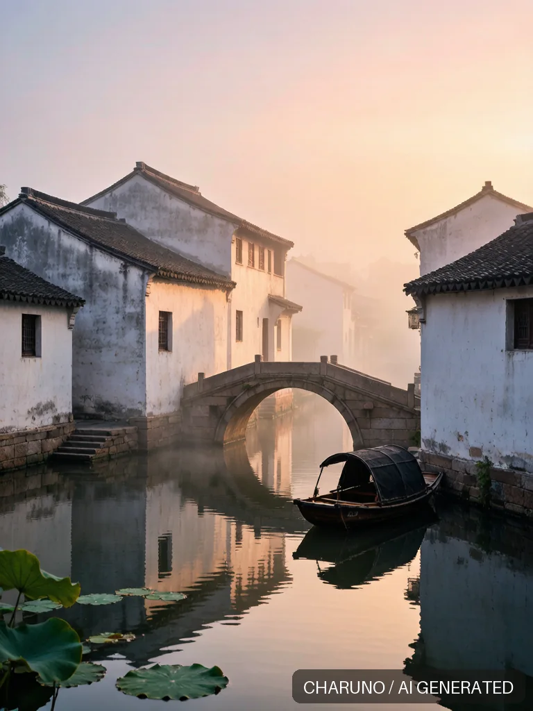 江南水乡 · 图库，第 7 张生成图片