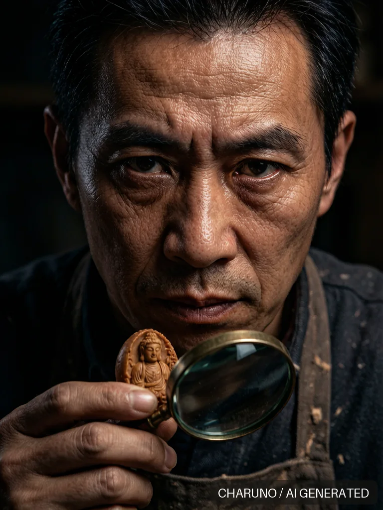 核雕匠人 · 图库，第 5 张生成图片