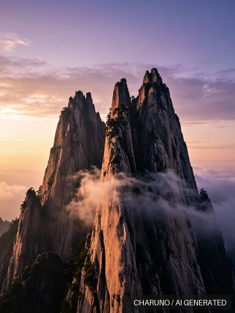华山险峰 · 图库，第 6 张生成图片