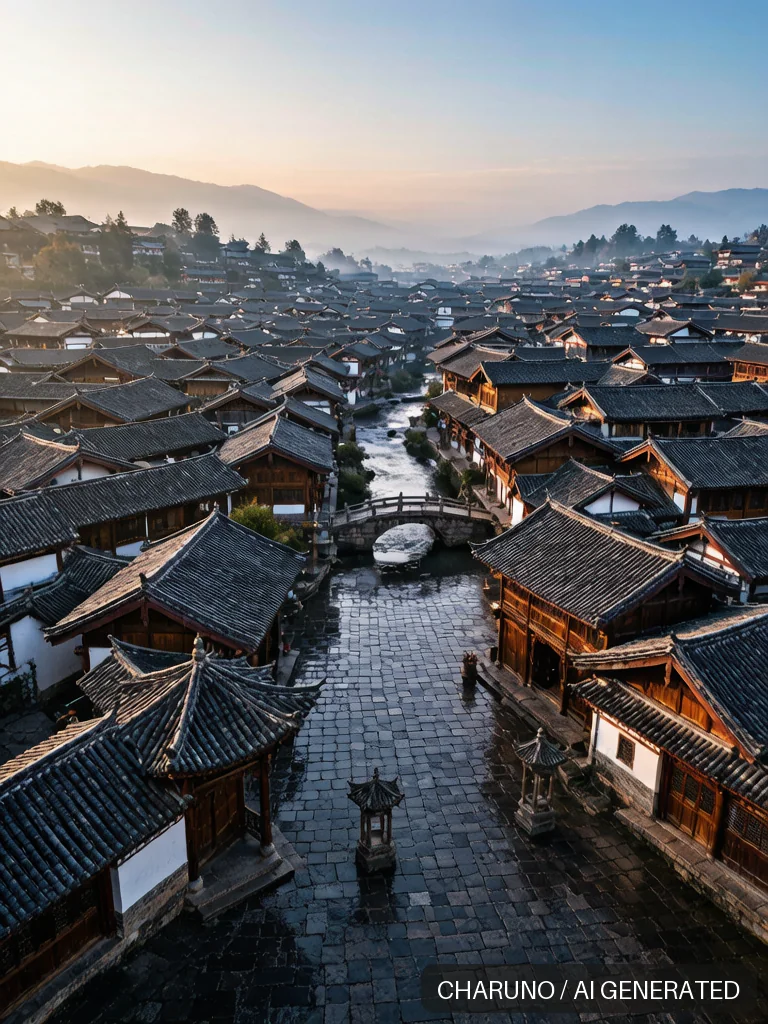 丽江古城 · 图库,第 3 张生成图片