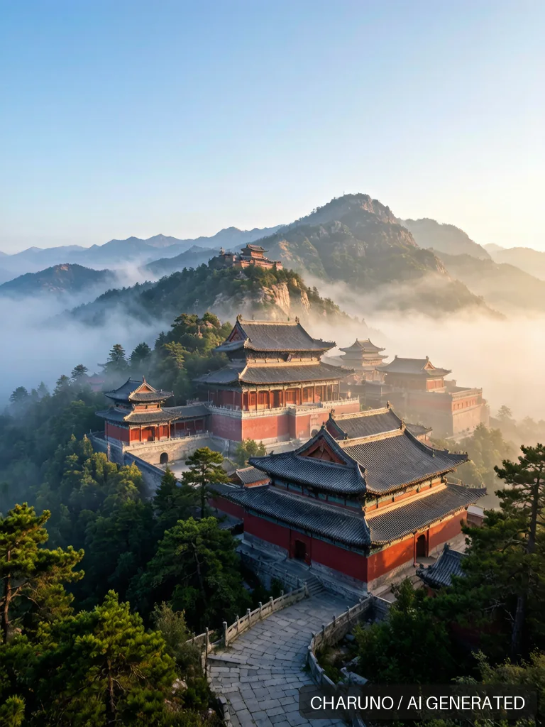 五台山 · 图库,第 7 张生成图片
