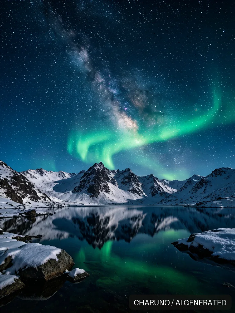 星空极光 · 图库，第 1 张生成图片
