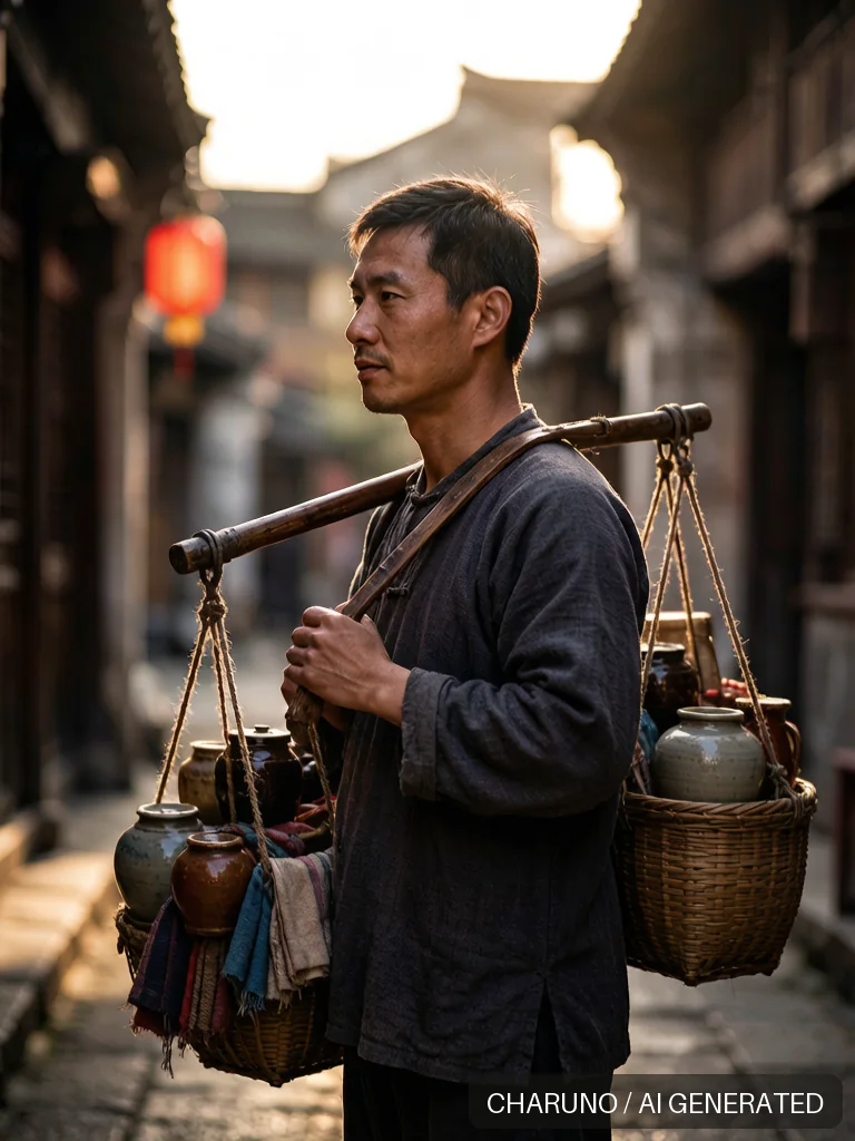 货郎担 · 图库，第 6 张生成图片