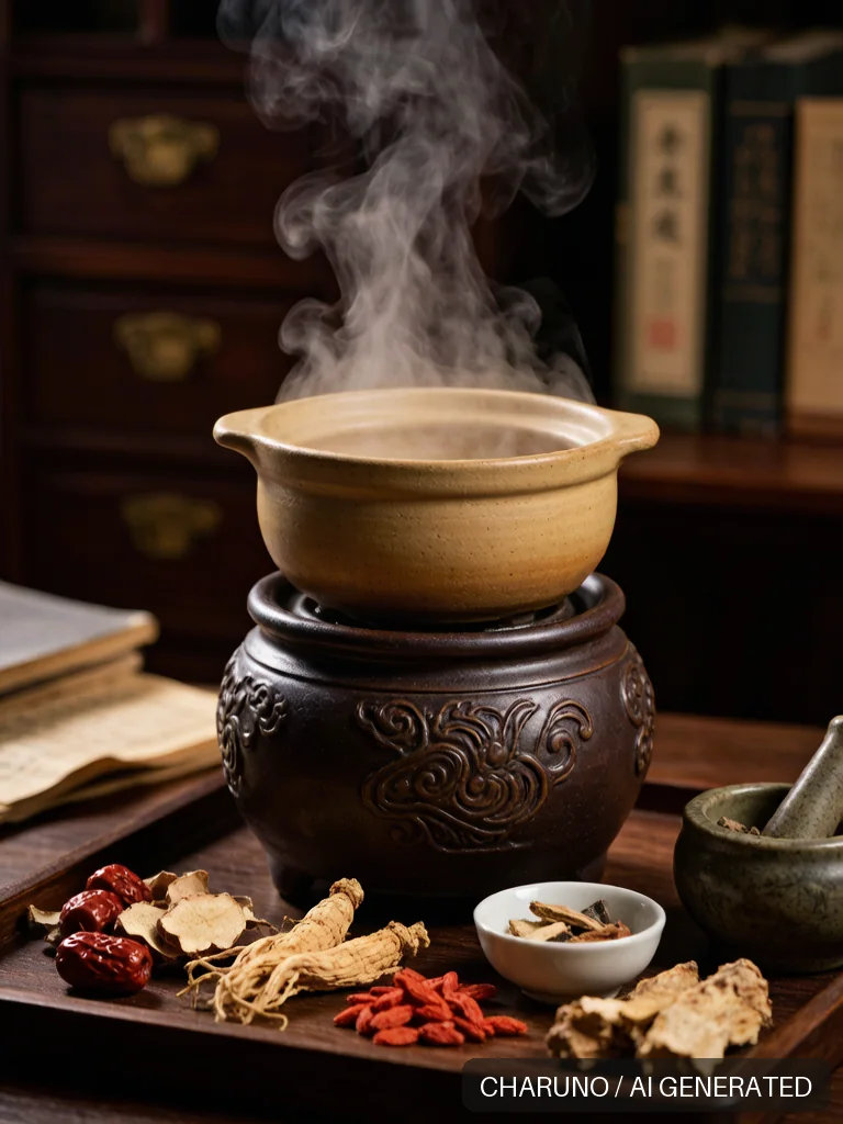 中医熬药 · 图库，第 5 张生成图片