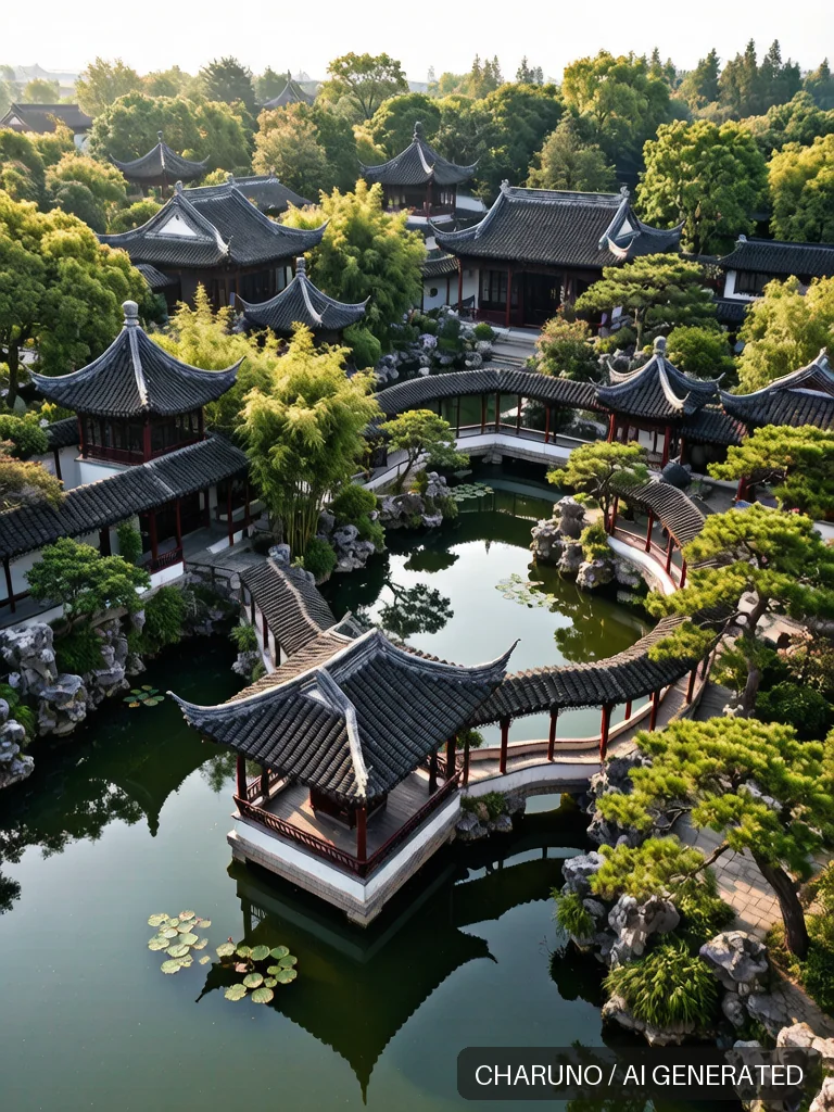 拙政园 · 图库，第 3 张生成图片