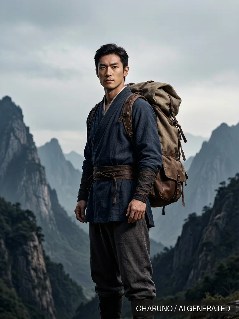 古代旅行家 · 图库,第 1 张生成图片