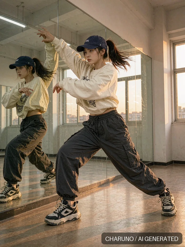 街舞练习少女 · 图库，第 8 张生成图片