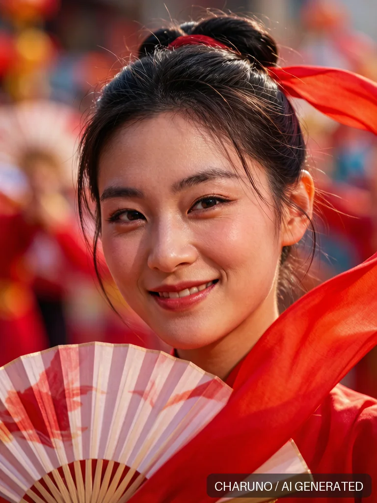 秧歌舞 · 图库，第 5 张生成图片