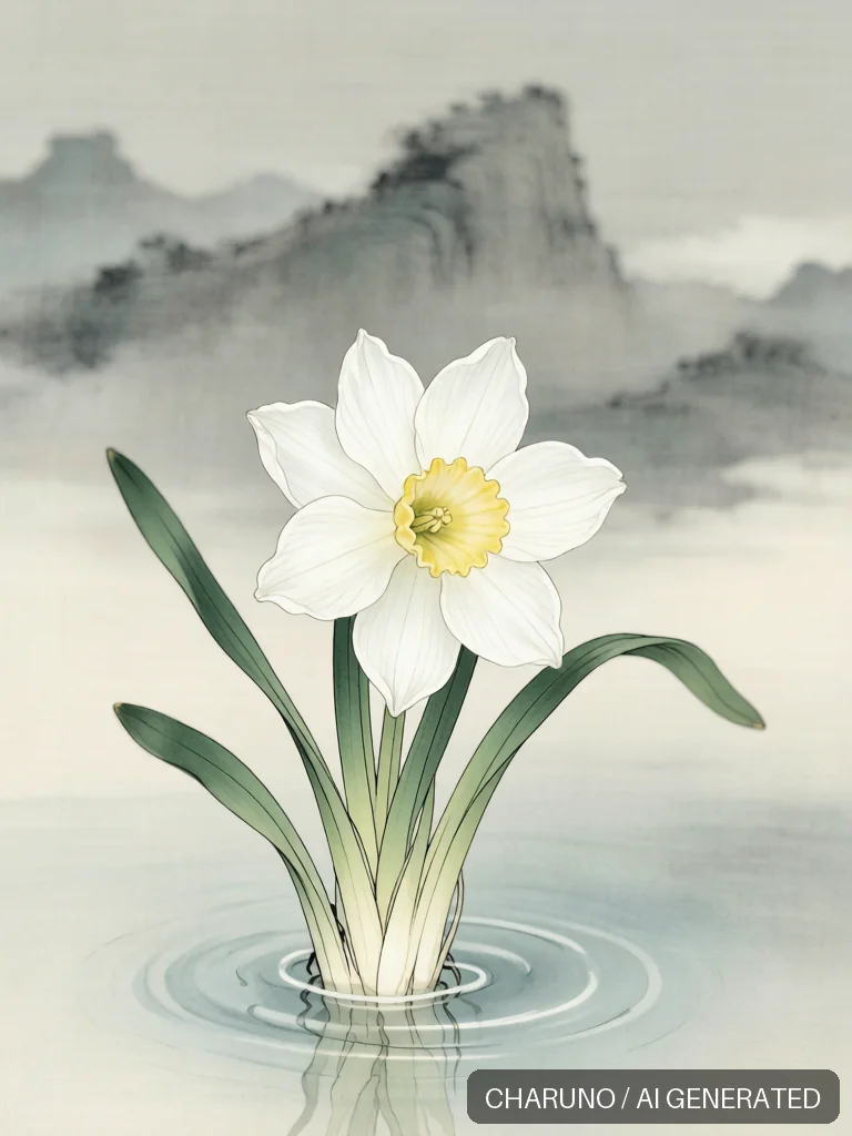 凌波水仙 · 图库，第 5 张生成图片