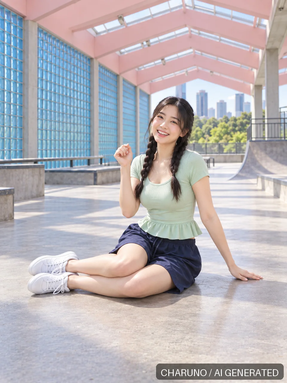 杜霏·滑板锋芒·晴夏八景，第 4 张生成图片
