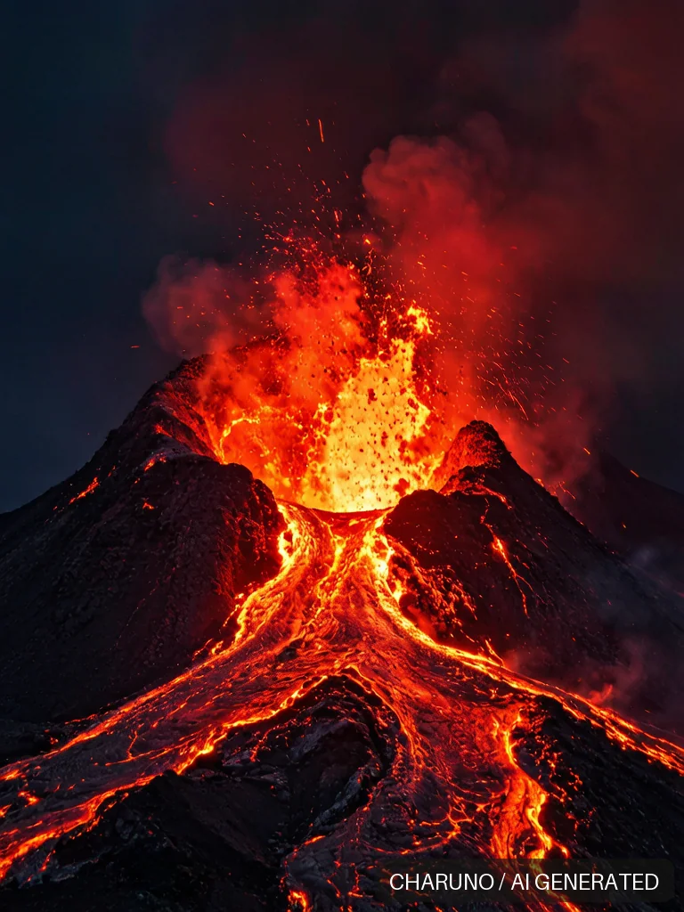 火山熔岩 · 图库，第 5 张生成图片