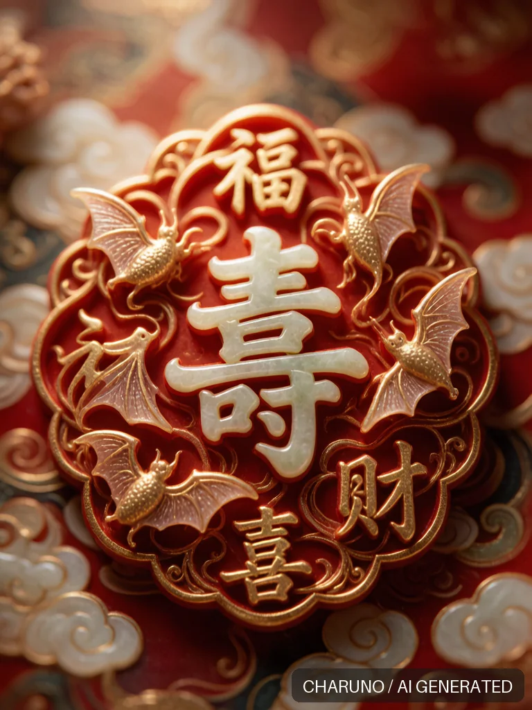 五福捧寿 · 图库，第 7 张生成图片