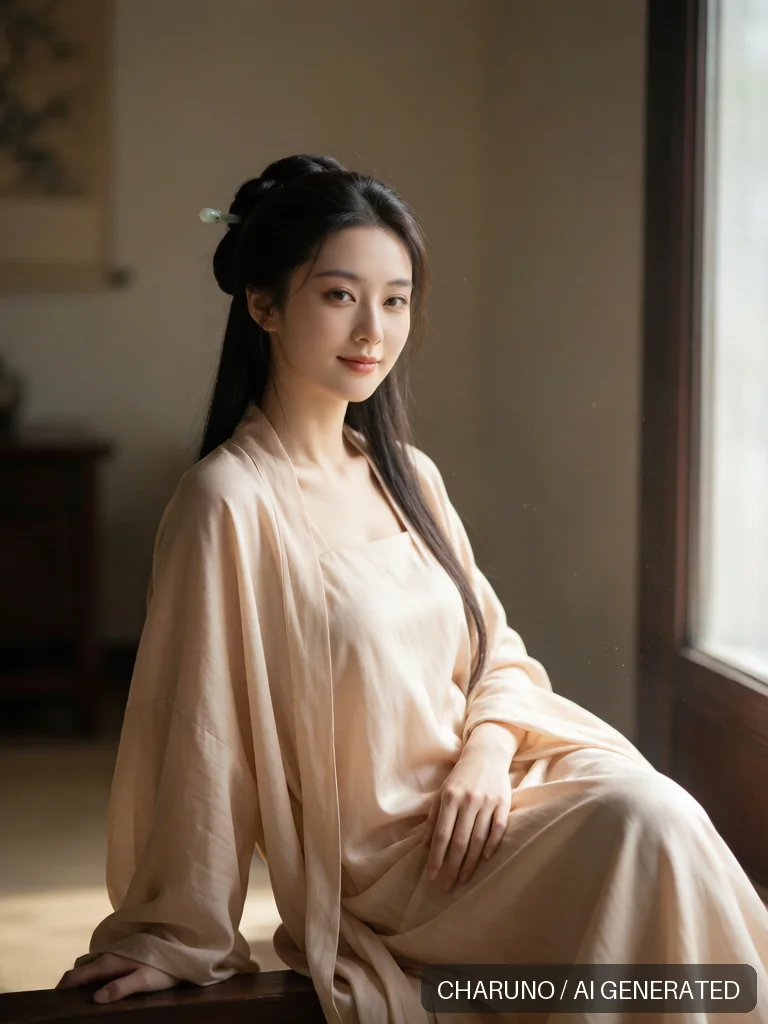 宋韵古典美人 · 图库，第 3 张生成图片