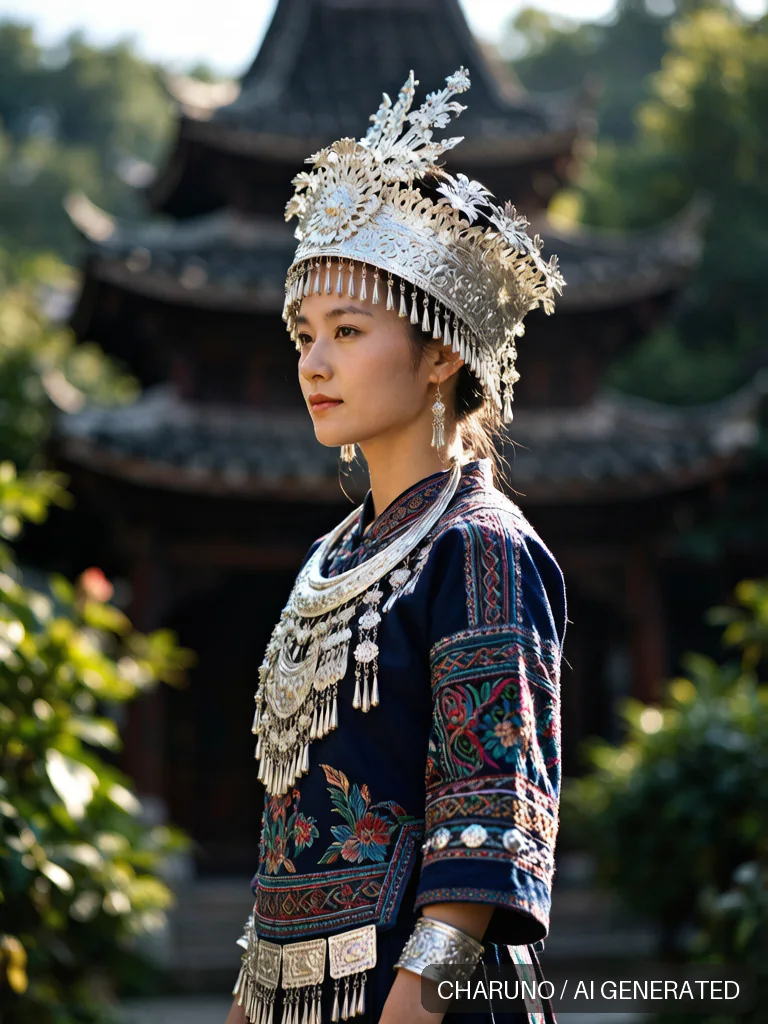 侗族服饰 · 图库，第 6 张生成图片